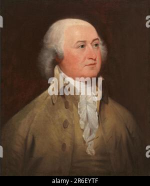 John Adams. huile sur toile. Date: 1793. MUSÉE: GALERIE NATIONALE DE PORTRAIT. Banque D'Images