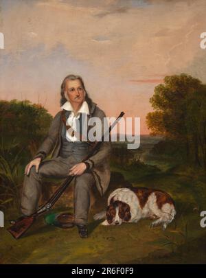 John James Audubon. huile sur toile. Date : c. 1841. MUSÉE: GALERIE NATIONALE DE PORTRAIT. Banque D'Images