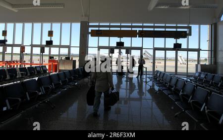 vitoria da conquista, bahia, brésil - 5 juin 2023 : vue sur l'aéroport de Glauber Rocha dans la ville de Vitoria da Conquista. Banque D'Images