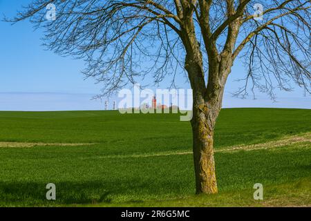 Phare Buk à Bastorf dans Mecklembourg-Poméranie-Occidentale lors D'Une journée ensoleillée Banque D'Images