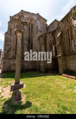 Ruines de l'église de San Domingos de Pontevedra - - 14 mai 2023- Espagne, Galice Banque D'Images