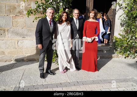 Avila, Espagne. 09th juin 2023. Boda de Blanca Sainz y Guillermo Comenge en Avila Carlos Sainz Reyes Vázquez de Castro mariage de Blanca Sainz et Guillermo Comenge à Cebreros (Avila) le vendredi 9 juin 2023. Credit: CORMON PRESSE/Alamy Live News Banque D'Images