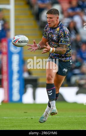 Joe Cator #15 de Hull FC en action pendant le Betfred Super League Round 15 Match Leigh Leopards vs Hull FC au Leigh Sports Village, Leigh, Royaume-Uni, 9th juin 2023 (photo de Craig Cresswell/News Images), le 6/9/2023. (Photo de Craig Cresswell/News Images/Sipa USA) crédit: SIPA USA/Alay Live News Banque D'Images