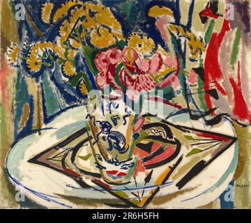 Fleurs. Date: 1915. huile sur toile. Musée: Smithsonian American Art Museum. Banque D'Images