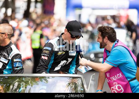 Le Mans, France. 09th juin 2023. Défilé des pilotes des 24 heures du Mans 2023 au centre ville du Mans sur 9 juin 2023 au Mans, France - photo Joao Filipe/DPPI crédit: DPPI Media/Alamy Live News Banque D'Images