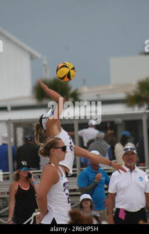 NCAA Beach Volleyball Championships 2023 tenu à Gulf Shores, Alabama, États-Unis Banque D'Images