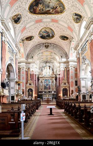 Vienne, Autriche. Schottenkirche (Basilique notre-Dame des Écossais) Banque D'Images