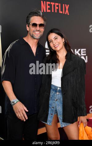 Tom Beck und Chryssanthi Kavazi beim Special screening des Kinofilm 'Tyler Rake: Extraction 2' im Zoo Palast. Berlin, 09.06.2023 Banque D'Images