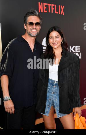 Tom Beck und Chryssanthi Kavazi beim Special screening des Kinofilm 'Tyler Rake: Extraction 2' im Zoo Palast. Berlin, 09.06.2023 Banque D'Images