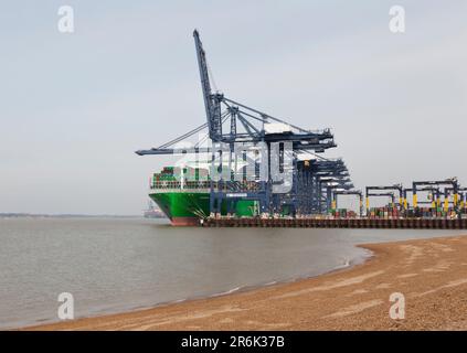 Felixstowe Docks Royaume-Uni Banque D'Images