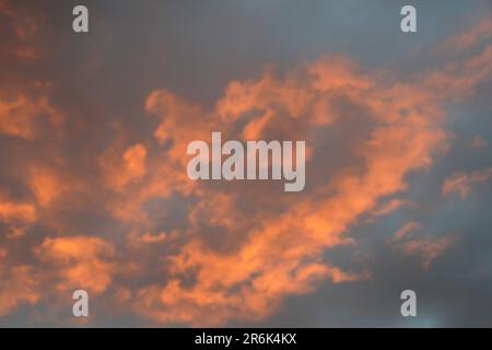 Ciel nocturne au-dessus de la forêt bavaroise dans un paysage montagneux Banque D'Images