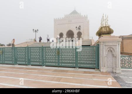 Mausolée de Rabat du roi Mohammed V, Maroc Banque D'Images