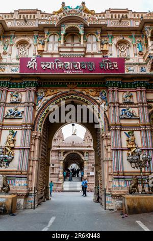Centre Swaminarayan Pakodi, site du patrimoine mondial de l'UNESCO, Ahmedabad, Gujarat, Inde, Asie Banque D'Images