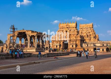 Temple de Brihadishwalar, Tanjore Banque D'Images