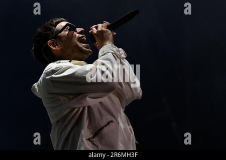 Rome, Italie. 07th juin 2023. Gazzelle Live au Stadio Olimpico, sur 9 juin 2023 au Stadio Olimpico, Rome, Italie. (Photo de Domenico Cippitelli/NurPhoto) Credit: NurPhoto SRL/Alay Live News Banque D'Images