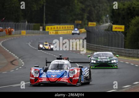 Le Mans, France. 10th juin 2023. 13 FARANO John (CAN), TAYLOR Ricky (usa), RAST René (ger), Tower Motorsport, Oreca 07 - Gibson, action pendant les 24 heures du Mans 2023 sur le circuit des 24 heures du Mans de 10 juin à 11, 2023 au Mans, France - photo: Julien Delfosse/DPPI/LiveMedia crédit: Agence photo indépendante/Alamy Live News Banque D'Images