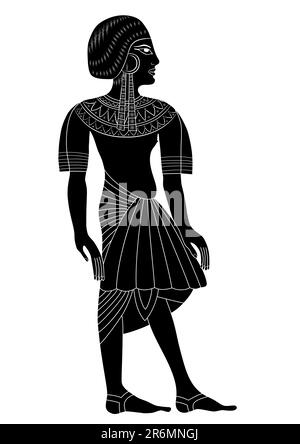 Illustration de la femme de l'Égypte ancienne Illustration de Vecteur