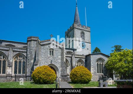 Église Sainte-Marie. Chesham, Buckinghamshire, Angleterre, Royaume-Uni Banque D'Images