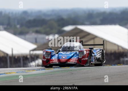 Le Mans, France. 10th juin 2023. 13 FARANO John (CAN), TAYLOR Ricky (usa), RAST René (ger), Tower Motorsport, Oreca 07 - Gibson, action pendant les 24 heures du Mans 2023 sur le circuit des 24 heures du Mans de 10 juin à 11, 2023 au Mans, France - photo: Alexandre Gulaumot/DPPI/LiveMedia crédit: Agence photo indépendante/Alamy Live News Banque D'Images