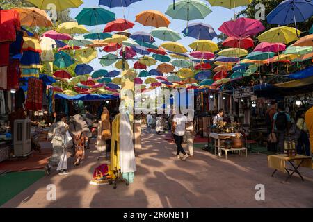 Dilli Haat Food and Craft Bazar à Delhi Banque D'Images