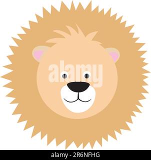 Cute animal color vector illustration sur fond blanc Illustration de Vecteur