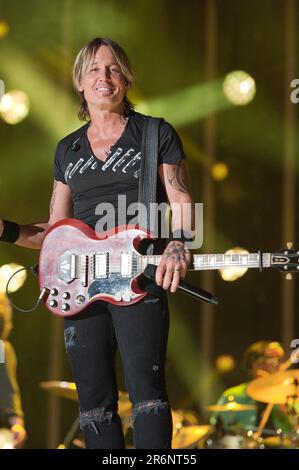 9 juin 2023 - Nashville, Tennessee; États-Unis - le musicien KEITH URBAN joue en direct au stade Nissan dans le cadre du festival de musique CMA 2023 qui a eu lieu dans le centre-ville de Nashville. Copyright 2023 Jason Moore. (Credit image: © Jason Moore/ZUMA Press Wire) USAGE ÉDITORIAL SEULEMENT! Non destiné À un usage commercial ! Banque D'Images