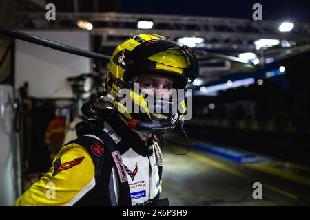 CATSBURG Nicky (nld), Corvette Racing, Chevrolet Corvette C8.R, portrait pendant les 24 heures du Mans 2023 sur le circuit des 24 heures du Mans de 10 juin à 11, 2023 au Mans, France - photo: Thomas Fenetre/DPPI/LiveMedia Banque D'Images