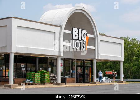 Muncy, États-Unis. 10th juin 2023. Vue extérieure du magasin Big lots près de Muncy, Pennsylvanie, sur 10 juin 2023. (Photo de Paul Weaver/Sipa USA) crédit: SIPA USA/Alay Live News Banque D'Images