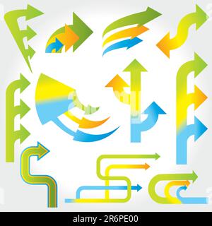 Vecteur de flèches Illustration de Vecteur