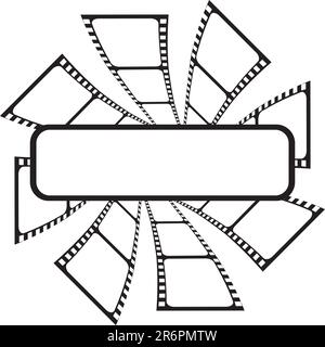 film d'arrière-plan dans un fichier vectoriel, très facile à éditer Illustration de Vecteur