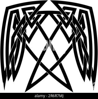 Dessin vectoriel du nœud celtique Illustration de Vecteur