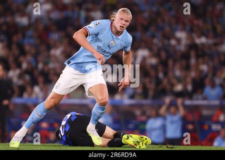 Istanbul, Turquie. 10th juin 2023. Erling Haaland de Manchester City pendant la Ligue des champions de l'UEFA, finale du match de football entre le FC de la ville de Manchester et le FC Internazionale sur 10 juin 2023 au stade olympique Ataturk à Istanbul, Turquie - photo Jean Catuffe/DPPI crédit: DPPI Media/Alamy Live News Banque D'Images