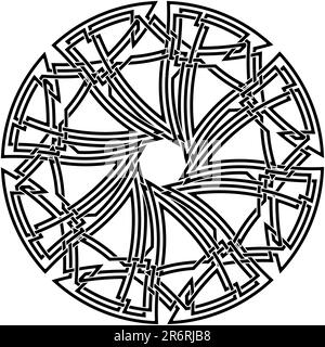 Dessin vectoriel du nœud celtique Illustration de Vecteur