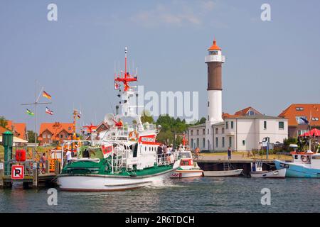 Port, Timmendorf, Île de Poel, Mecklembourg-Poméranie occidentale, Allemagne Banque D'Images