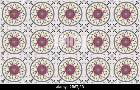 Vector illustration de motif floral transparent Original Illustration de Vecteur