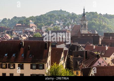 Vue sur la vieille ville de Tubingen, Allemagne Banque D'Images