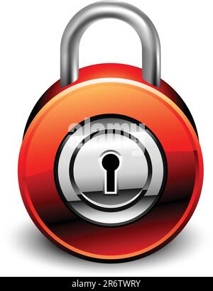 cadenas icône détaillée, cette illustration peut être utile comme travail de concepteur. Illustration de Vecteur