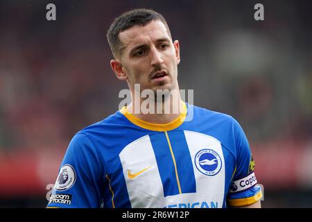 Photo du dossier datée du 14-05-2023 de Brighton et Hove Albion Lewis Dunk. Lewis Dunk et Jude Bellingham se sont retirés de l'équipe d'Angleterre pour ce mois??s qualifications Euro 2024 contre Malte et la Macédoine du Nord, a annoncé l'Association de football. Date de publication : dimanche 11 juin 2023. Banque D'Images