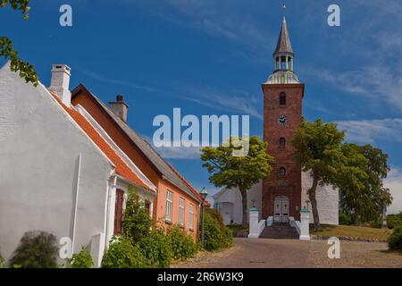 Vieille ville, Ebeltoft, Jutland, Danemark Banque D'Images