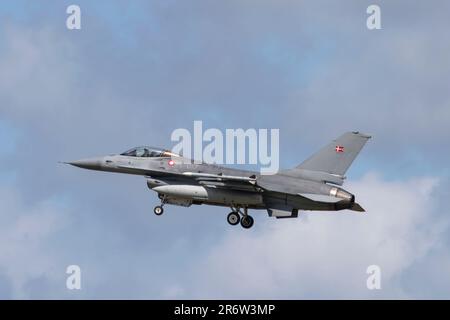 E-017 General Dynamics F-16AM Faucon Faucon Royal Danish Air Force Karup AB EKKA 19/06/2022 Banque D'Images