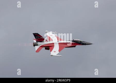 E-191 General Dynamics F-16AM Faucon Faucon Royal Danish Air Force Danish Airshow Karup AB EKKA 19/06/2022 Banque D'Images