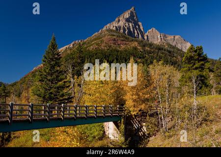 Red Rock Canyon, parc national Waterton, Alberta, Canada Banque D'Images