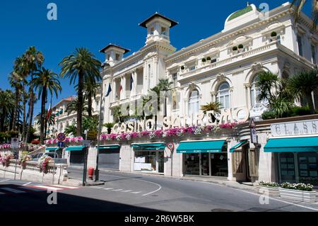 Casino municipale, San Remo, Riviera italienne, Ligurie, Italie Banque D'Images