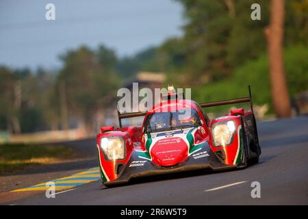 Le Mans, France. 11th juin 2023. Le Mans, France. 11th juin 2023. # 9, le Mans, France, samedi 10th juin 2023: Filip Ugran, Bent Viscaal, Juan Manuel Correa, Team Prema Racing, Oreca 07 - Gibson car, LMP2 classe, pendant la course du 24H du Mans sur 10 juin . Banque D'Images