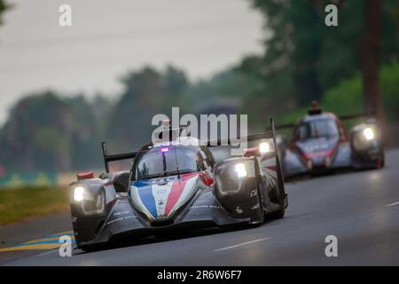 Le Mans, France. 11th juin 2023. Le Mans, France. 11th juin 2023. # 80, le Mans, France, samedi 10th juin 2023: François Perrodo, Ben Barnicoat, Norman OTAN, Team AF Corse, Oreca 07 - Gibson car, LMP2 classe, pendant la course du 24H du Mans sur 10 juin . Banque D'Images