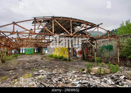 Royal Navy Torpedo site de test Arrochar Scotland Banque D'Images