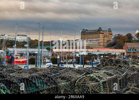 Scarborough, une ville balnéaire dans le district et le comté de North Yorkshire, en Angleterre. Banque D'Images