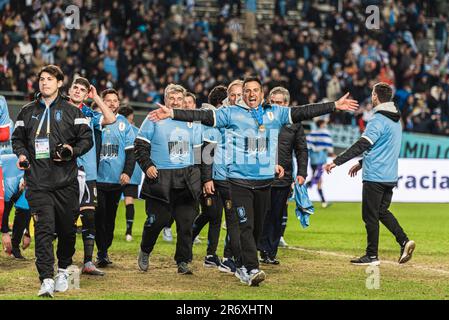 Équipe d'Uruguay après le match final de la coupe du monde de la Fifa U20 Uruguay U20 contre Italie U20 au stade de la Plata, Tolosa, Argentine. 11th juin 2023. (Photo de Mateo Occhi/News Images) à Tolosa, Argentine, le 1/31/2021. (Photo de Mateo Occhi/News Images/Sipa USA) crédit: SIPA USA/Alay Live News Banque D'Images