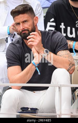 Paris, France. 11th juin 2023. Olivier Giroud participe à l'Open de France 2021 à Roland Garros sur 11 juin 2023 à Paris, France. Photo de Laurent Zabulon/ABACAPRESS.COM crédit: Abaca Press/Alamy Live News Banque D'Images