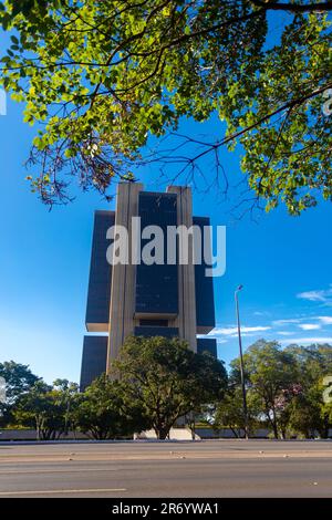 Bâtiment de banque centrale dans la ville de Brasilia, capitale du Brésil Banque D'Images